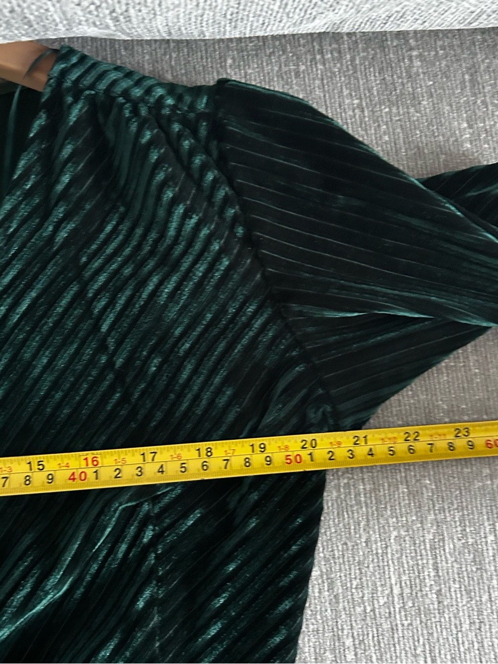 Baltic Born Velvet Wrap High-Low Dress L Green Whimsigoth Vampy - Picture 9 of 11